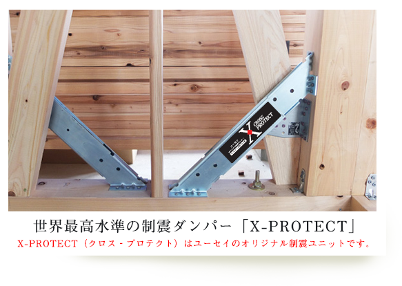 世界最高水準の制震ダンパー「X-PROTECT」